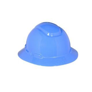 3M Full Brim Hard Hat H 803R, 4 Point Ratchet Suspension, Blue: Hardhats: Industrial & Scientific