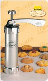 Harold Import 8307 Deluxe Biscuit Maker   Stainless Steel: Cookie Presses: Kitchen & Dining