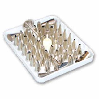 Ateco 783 Pastry Bag Tips   Small 52 Tubes: Food Decorating Tools: Kitchen & Dining