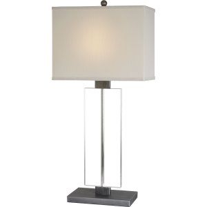 Trend Lighting TRE TT7702 66 Hand Painted Weathered Pewter Shine Table Lamp