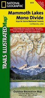 Mammoth Lakes, Mono Divide [Inyo and Sierra National Forests] (National Geographic: Trails Illustrated Map #809) (Ti   Other Rec. Areas): National Geographic Maps   Trails Illustrated: 9781566952668: Books