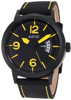August Steiner Men's ASA812YL Swiss Quartz Bold Military Luminescent Watch: Watches