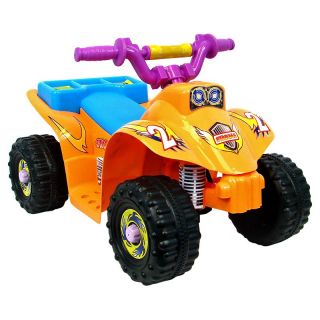 EZ Riders 4 Wheeler ATV Battery Powered Riding Toy   Orange   Battery Powered Riding Toys