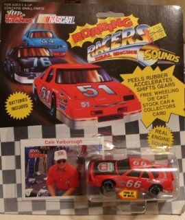 Racing Champions   1991   "Roaring Racers   Real Engine Sounds" Cale Yarborough   No. 66 TropArtic   1:64 Scale Die Cast Replica Race Car and Collector Card   NASCAR: Toys & Games