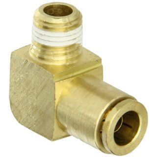 Eaton Weatherhead 1869X6 Brass CA360 D.O.T. Air Brake Tube Fitting, 90 Degree Elbow, 1/4" NPT Male x 3/8" Tube OD: Push To Connect Tube Fittings: Industrial & Scientific
