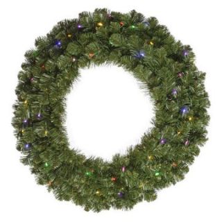 Vickerman 48 in. Pre Lit LED Grand Teton Wreath   Clear   Christmas Wreaths