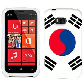 Nokia Lumia 822 South Korean Flag Hard Case Phone Cover: Cell Phones & Accessories
