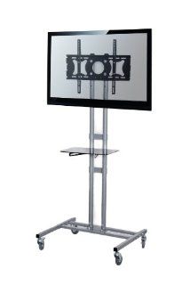 TV Cart / Stand for LCD, LED, Plasma, Flat Panel TVs with 3" Wheels, mobile fits 32" to 50" (by VIVO) : Audio Video Equipment Carts : Office Products