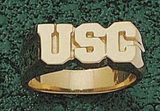 South Carolina Gamecocks "USC" Men's Ring Size 10   10KT Gold Jewelry Clothing