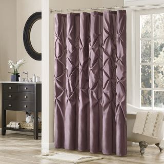JLA Home Madison Park Piedmont Pieced Faux Dupioni Shower Curtain   Shower Curtains