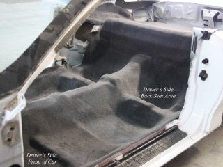 1994 to 2002 Chevrolet Camaro Carpet Replacement Kit, Convertible (801 Black Cut Pile): Automotive