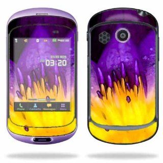 MightySkins Protective Skin Decal Cover for Pantech Swift Cell Phone Sticker Skins Purple Flower: Electronics