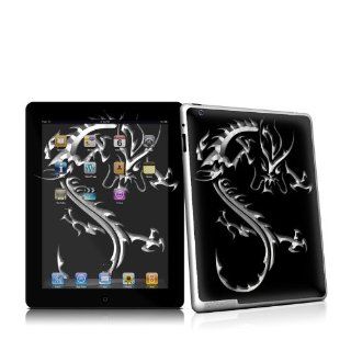 Chrome Dragon Design Protective Decal Skin Sticker (High Gloss Coating) for Apple iPad 2nd Gen Tablet E Reader: Computers & Accessories