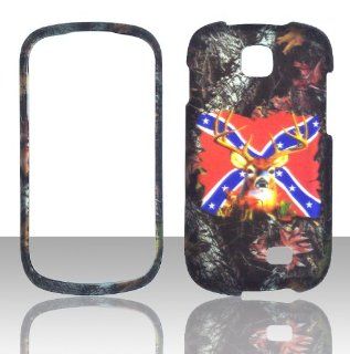 2D Camo Rebal Flag Samsung Galaxy Appeal i827 (AT&T) / Galaxy Ace Q (TELUS) Case Cover Phone Snap on Cover Case Faceplates: Cell Phones & Accessories