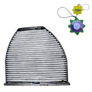 HQRP Cabin Air Filter for Mercedes Benz 212 830 03 18 / 2128300318 / 212 830 02 18 / 2128300218 Activated Charcoal Microfilter plus HQRP UV Meter Automotive