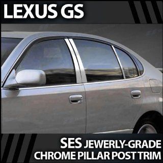1998 2005 Lexus GS 6pc. SES Chrome Pillar Trim Covers: Automotive