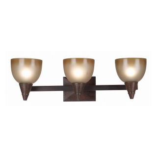 Kenroy Home Kyto 3 Light Vanity 92112DO   26W in. Dark Oak   Bathroom Lighting