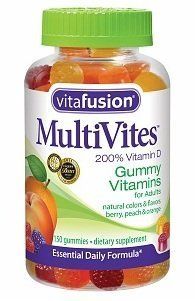 Vitafusion MultiVites Gummy Multivitamins   Berry, Peach and Orange (450 Count): Health & Personal Care