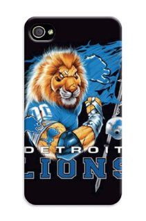 Custom NFL Detroit Lions Team Logo Photo Fit for Iphone 4/4s Hard Case By Cxy : Sports & Outdoors