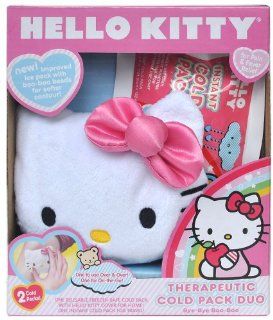 Bye Bye Boo Boo Hello Kitty Pink Therapeutic Cold Pack Duo: Health & Personal Care