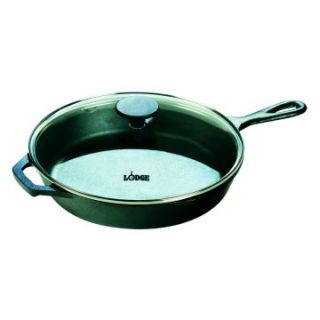 Lodge L8SKG3 10.25 in. Skillet With Glass Cover   Fry Pans & Skillets