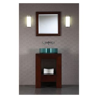Xylem Essence 30 in. Dark Walnut Single Bathroom Vanity with Stone Top and Optional Vessel Sink and Mirror   Single Sink Bathroom Vanities