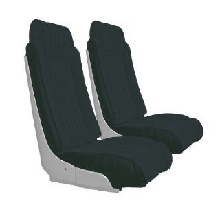 Acme U2009SL AC842 Charcoal Leather Front Bucket and Rear Bench Seat Upholstery: Automotive