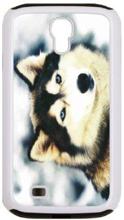 Rikki KnightTM Siberian Husky on Beach White Tough It Case Cover for Galaxy S4 4 & 4s (Double Layer case with Silicone Protection): Cell Phones & Accessories