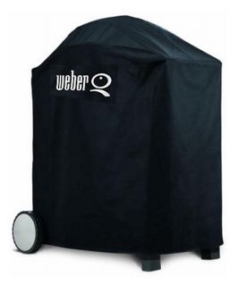 Weber Premium Q 200 Series Vinyl Grill Cover   Grill Accessories