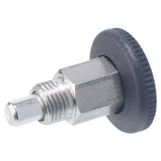 GN 822.1 Series Stainless Steel Non Lock Out Type B Mini Indexing Plunger with Open Lock Mechanism, M8 x 0.75mm Thread Size, 5mm Thread Length, 4mm Diameter: Metalworking Workholding: Industrial & Scientific