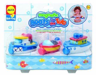 ALEX Toys  Bathtime Fun Magnetic Boats In The Tub (3) 823W Toys & Games