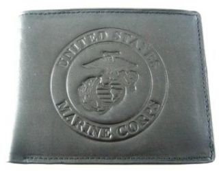 US Marine Brown Cowhide Leather Billfold Wallet at  Mens Clothing store