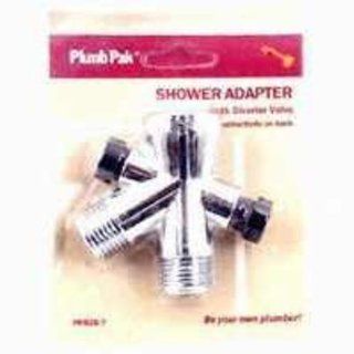 Shower Arm Diverter Cp Plastic PLUMB PAK Shower Head Parts & Access. PPC825 7   Bathtub And Showerhead Faucet Systems  