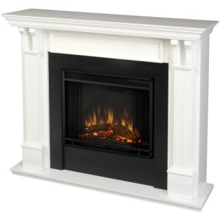 Real Flame Ashley Indoor Electric Fireplace   White   Electric Fireplaces
