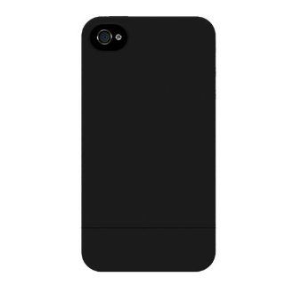 Ozaki iCoat IC849 BK Wardrobe+ Soft Touch Slim Case for iPhone 4/4S   1 Pack   Retail Packaging   Black: Cell Phones & Accessories