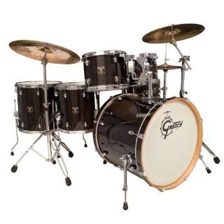 Gretsch CMT E826P Catalina Maple Six Piece Euro Drum Kit   Transparent Ebony: Musical Instruments