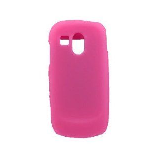 Clear Pink Soft Silicone Gel Skin Cover Case for Samsung Caliber SCH R850 SCH R860: Cell Phones & Accessories