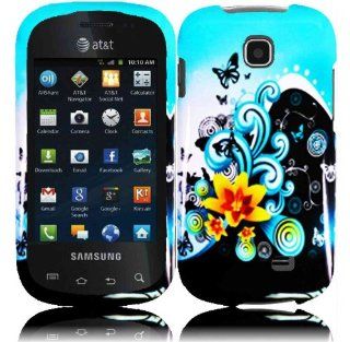 Yellow Lily Design Hard Case Cover for Samsung Galaxy Appeal i827: Cell Phones & Accessories