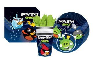 Angry Birds Space Party Supplies Pack Including Napkins, Plates and Cups  8 Guests Toys & Games