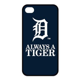 Custom Detroit Tigers Back Cover Case for iPhone 4 4S IP 12301: Cell Phones & Accessories
