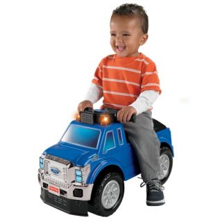 Fisher Price Ford Super Duty Truck Riding Push Toy   Pedal & Push Riding Toys
