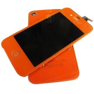 Tengfei Replacement LCD Touch Screen With Tools Kit for iPhone 4s Orange:LCD Screen+Touch Digitizer+Frame+Back Cover+Home Button: Cell Phones & Accessories