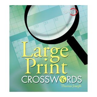 Large Print Crosswords #6: Thomas Joseph: 9781402734038: Books