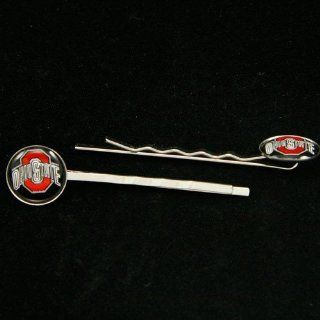 NCAA Ohio State Buckeyes Team Logo Bobby Pins : Ornament Hanging Stands : Home & Kitchen