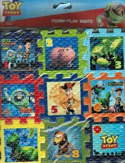 Disney Pixar Toy Story Foam Mat Puzzle 9" x 9": Toys & Games