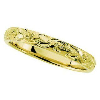 Genuine IceCarats Designer Jewelry Gift 14K Green Wedding Band Ring. Design Wedding Band Ring In 14K Green Jewelry