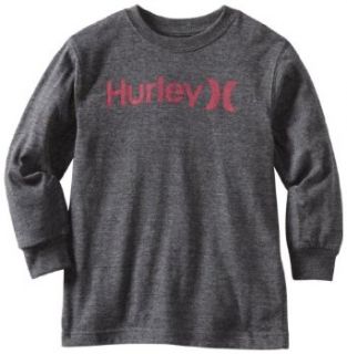 Hurley Boys 2 7 Long Sleeve Tee, Black, 4: Fashion T Shirts: Clothing