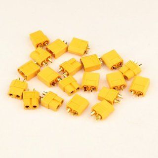 NEEWER 10 Pairs XT 60 XT60 Male Female Bullet Connectors Plugs For RC Lipo Battery: Toys & Games