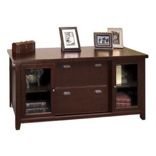 kathy ireland Home by Martin Tribeca Loft Cherry Storage Credenza   Bookcases