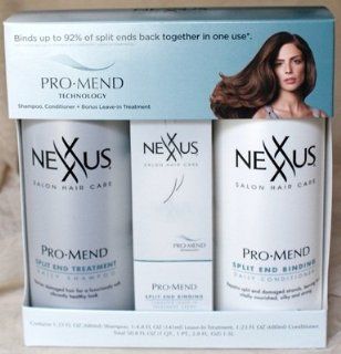 Nexxus Pro Mend Shampoo, Conditioner, Bonus Leave in Treatment  Shampoo And Conditioner Sets  Beauty